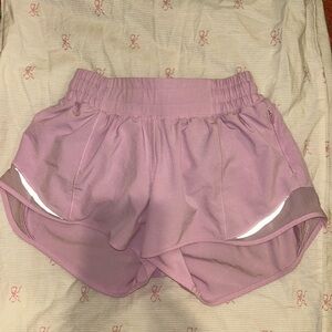 Lavender/pink lululemon Hotty Hot Athletic Shorts